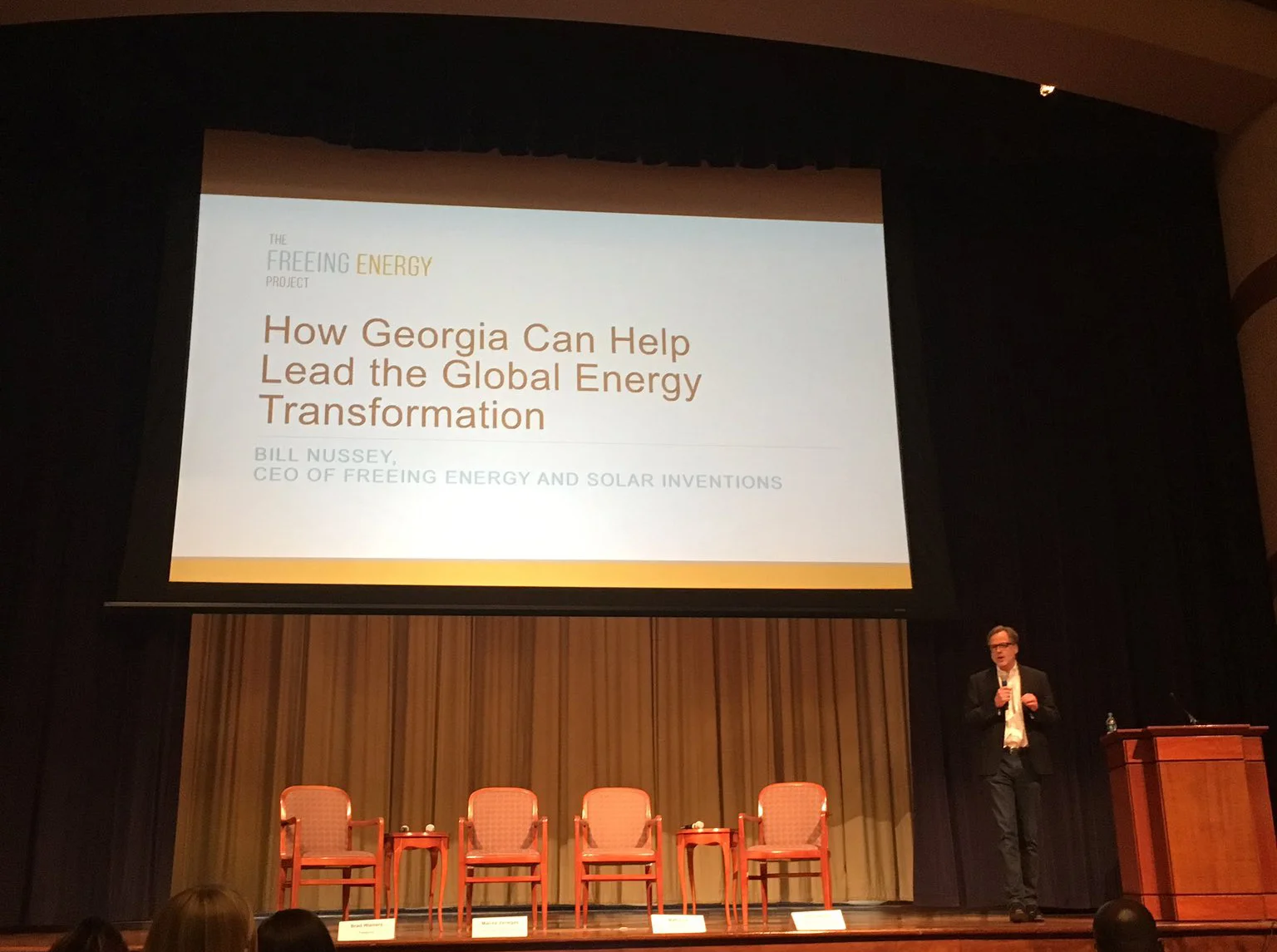 CEO Bill Nussey keynotes the Southeastern Solar Summit